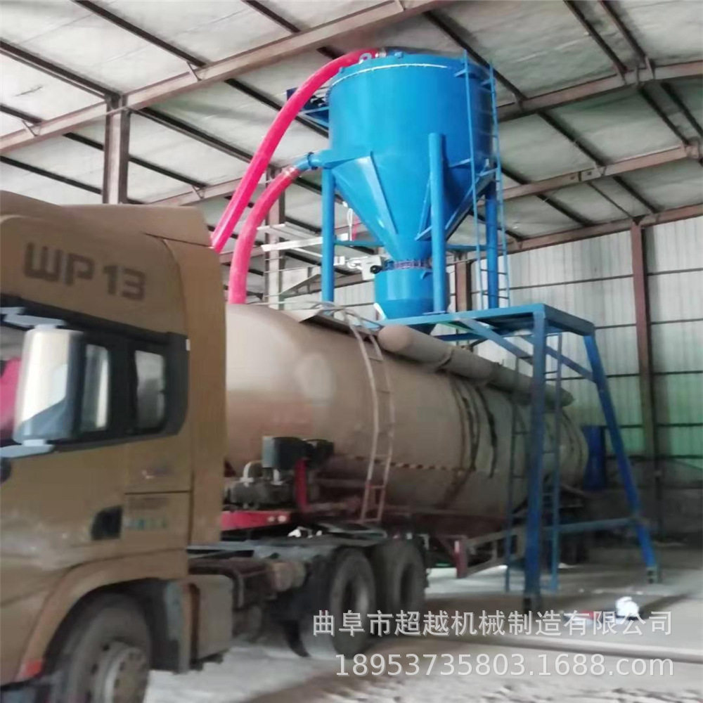 广州无泄漏水泥粉气力输送机济宁车间收尘干粉自动装包装车机