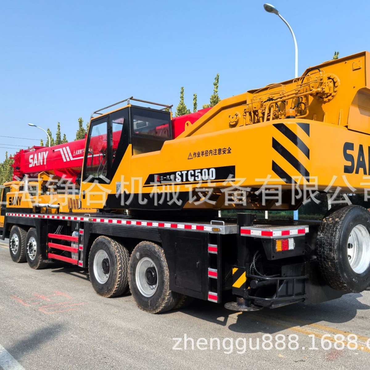 三一重工STC500起重机 50吨SANY吊车