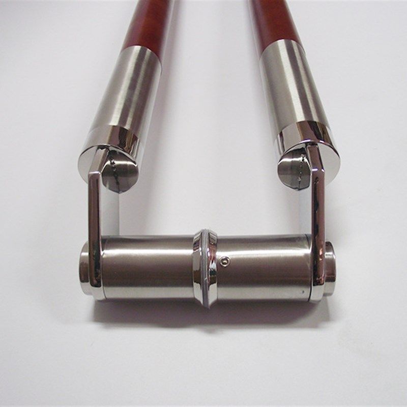 玻璃门拉手 双开门斜板脚中实木豪华加厚不锈钢大拉手 工厂