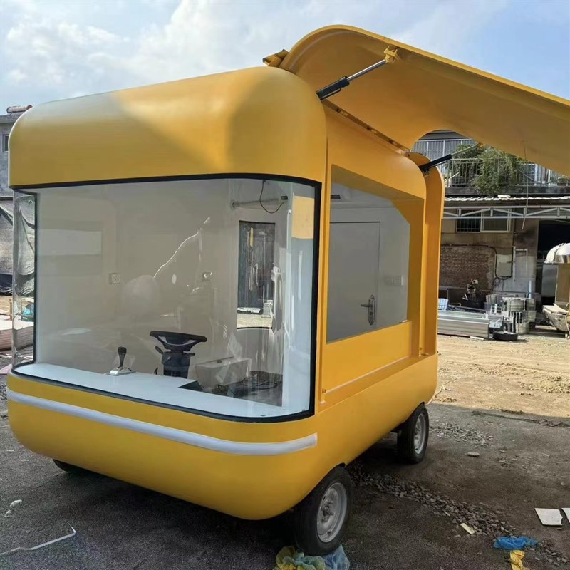 高颜值餐车制作冰激凌售卖车商业F街集市夜市摆摊车网红餐车定
