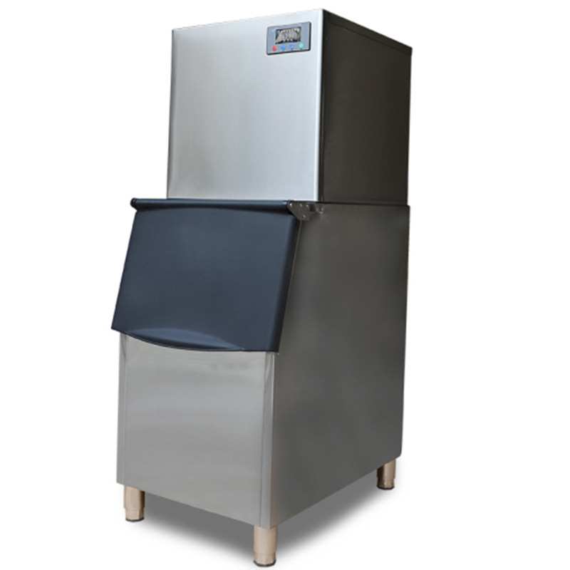 大产量高容量型月牙冰机商用奶茶店全自动水冷月牙制冰机220V50HZ