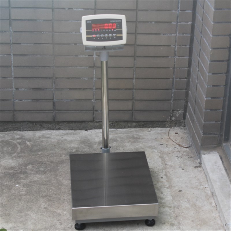 价电子磅秤300kg 英文电子台称200kg500kgU工业计重电子台秤