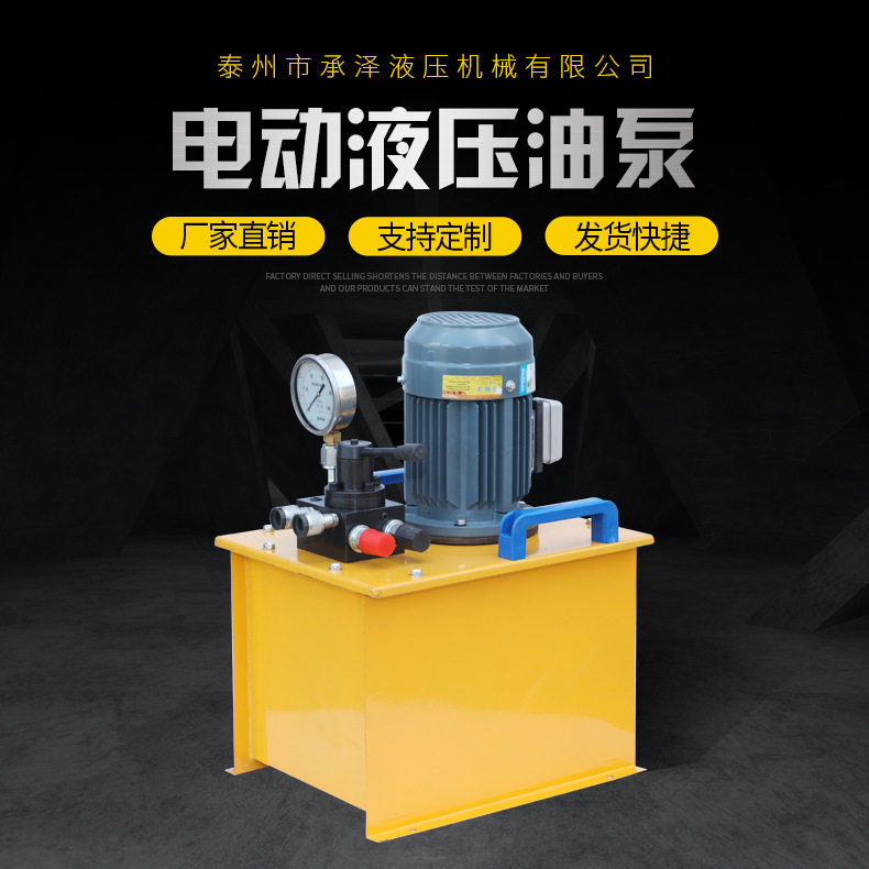 小型微型双油路电动油泵站