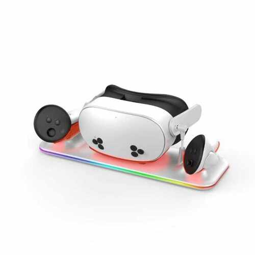 Meta Quest 3S无线磁吸快充底座RGB meta 3S充电器含电池