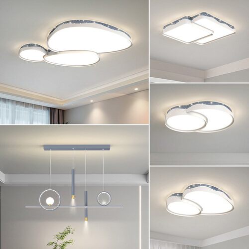 现代简约客厅吸顶灯家用温馨卧室灯LED星空流行创意灯具中山灯具