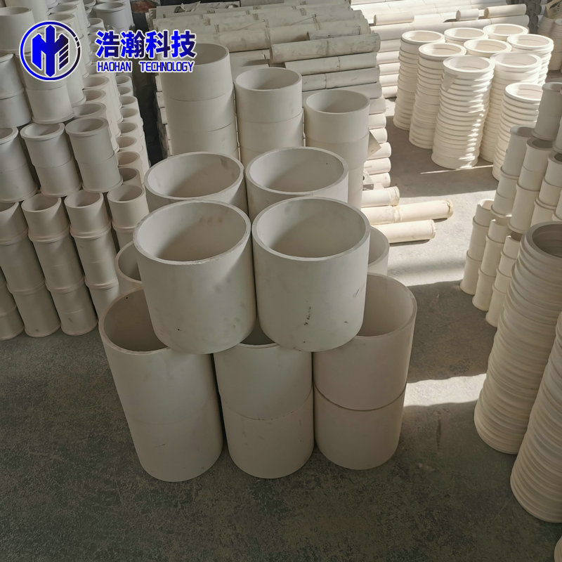 厂家直供 耐磨陶瓷件 绝缘耐高压陶瓷结构件 管道内衬陶瓷套管