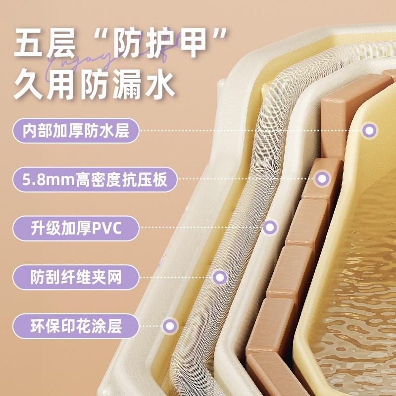 冬季泡澡桶大人可折叠家用洗澡桶全身浴桶浴缸成人男女沐浴桶神器