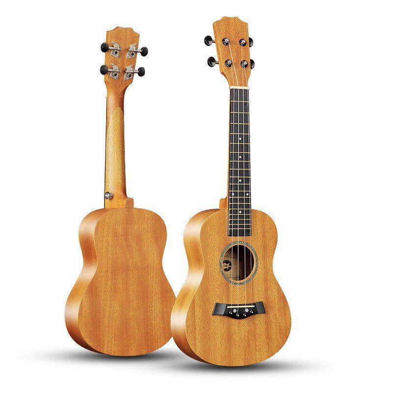 23寸尤克里里桃花芯ukulele 夏威夷四弦琴小吉他简单易学入门乐器