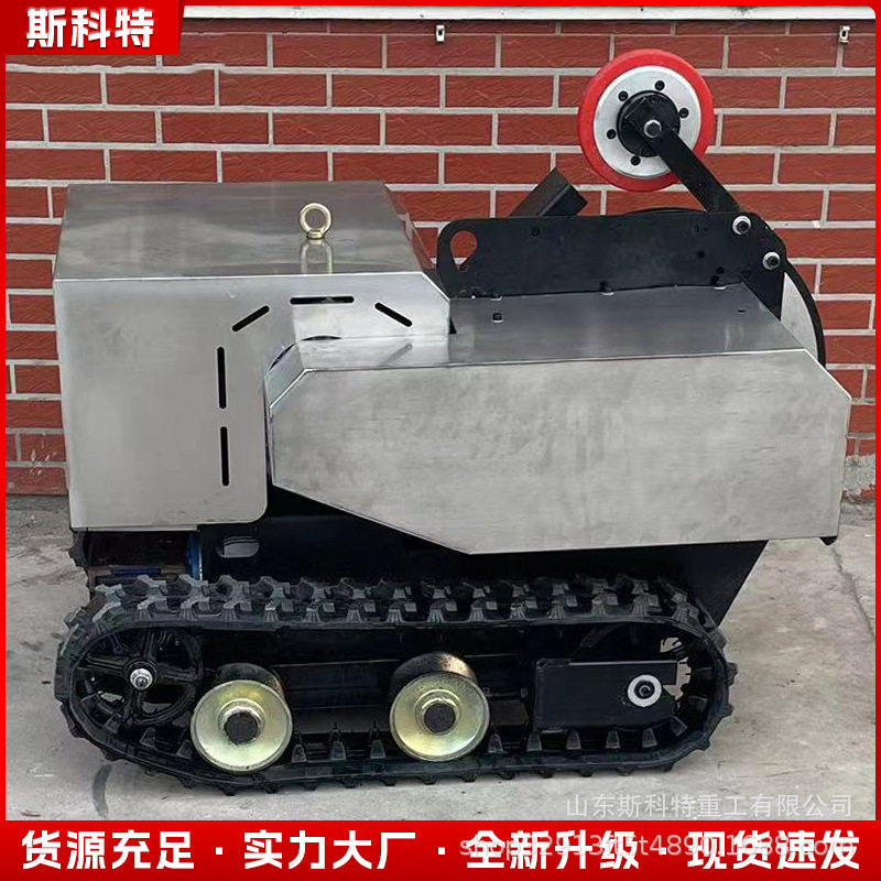 坦克式桥梁拆除无线遥控拆除设备履带式绳锯机混凝土切割管桩切割