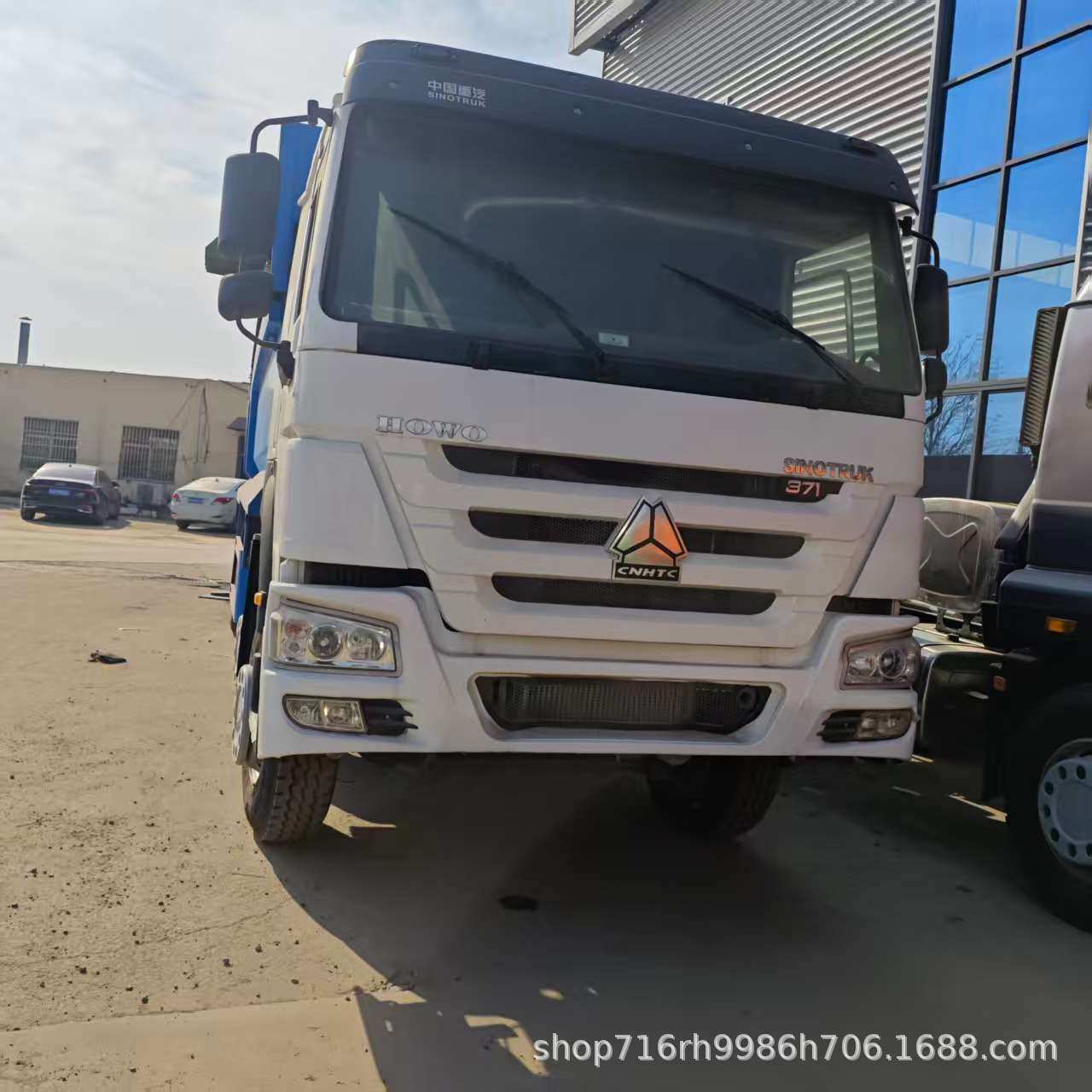 豪沃自卸车  371马力潍柴发动机  翻新出口   直销