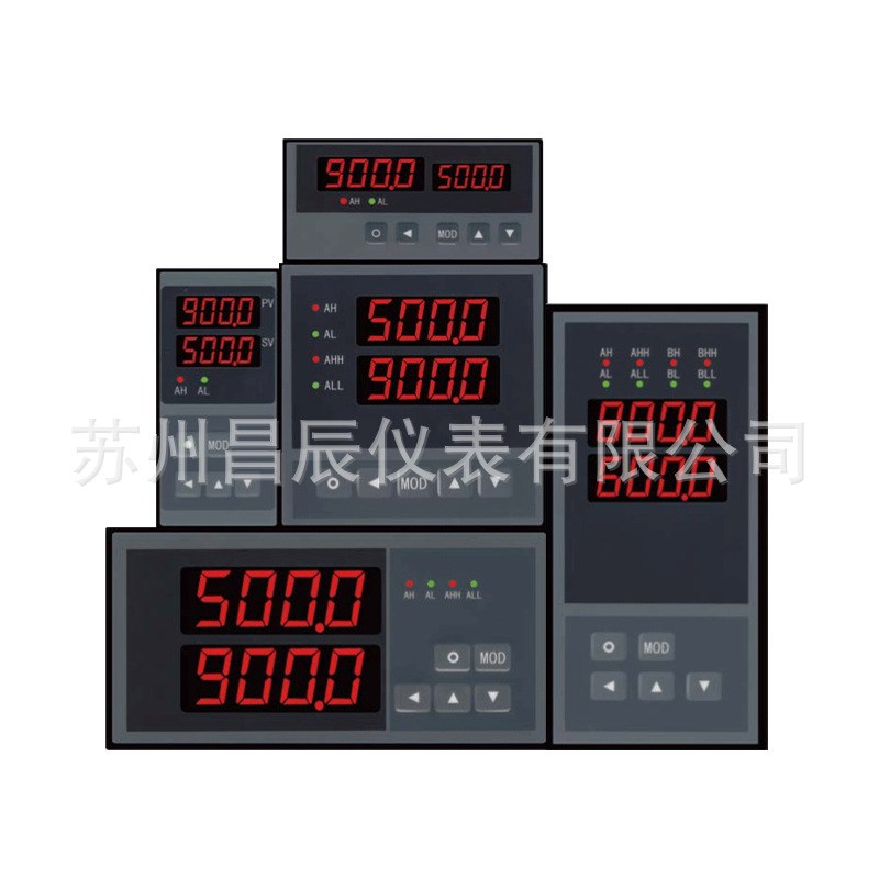 XSD2-ASRT4A1B1M2V0双通道数显F表 LED数字显示报警仪器 控制仪器