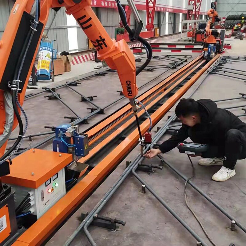 贵州项目双臂国产盖梁骨架焊接机器人现场施工 七轴联动 焊接牢固