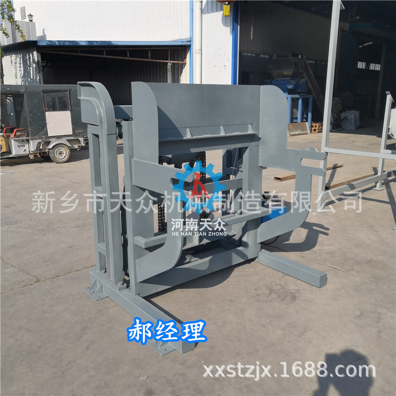 牛粪脱水筛 垃圾桶提升翻转 斜筛式固液分离 螺旋压榨机