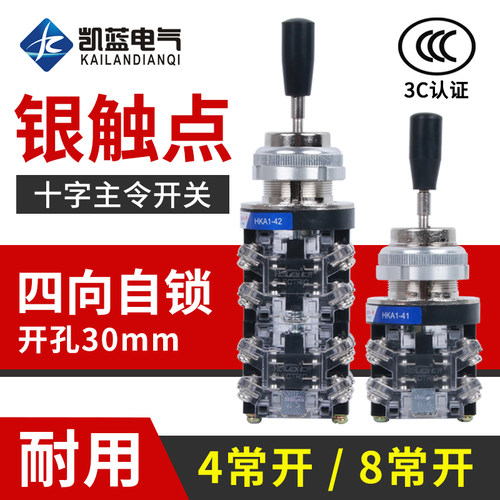 红开十字摇杆开关 HKA1-42(LSS1-42)HKA1-41(LSS1-41) 四向自锁