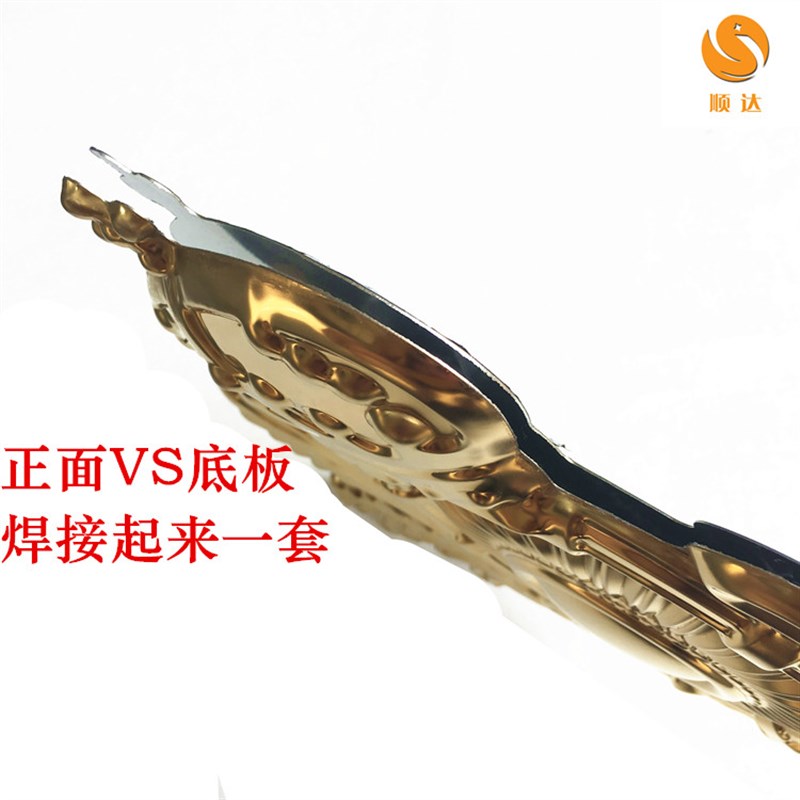 304欧式门花配件罗马铜门配件皇冠盾牌不锈钢欧式 庭院大门装饰花