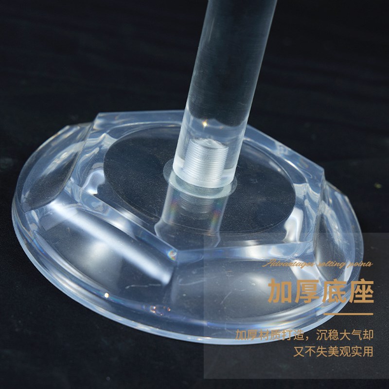 新款婚庆道具亚克力烛台派对婚礼堂酒店餐桌装饰摆件水晶烛台路引