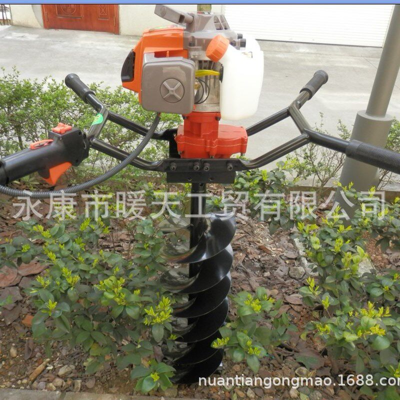 厂供二冲四冲便携挖坑机地钻种植机植树挖坑机冰钻机多款式可选