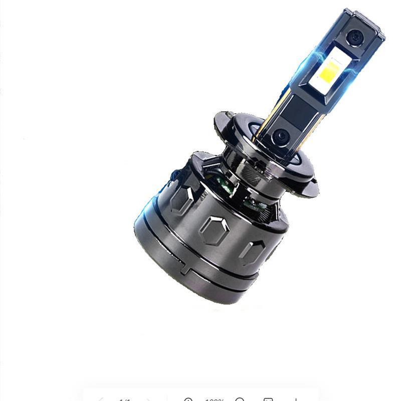 跨境热销双铜管led车灯改装超亮65W大功率汽车led大灯