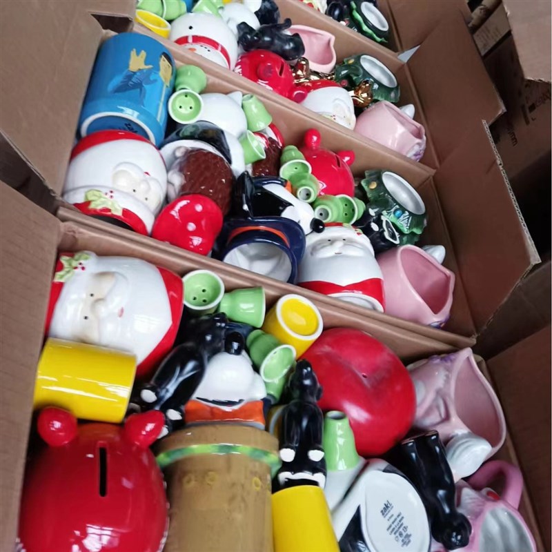 套圈陶瓷 陶瓷杂货摆件夜市地摊库存摆摊瓷器工艺品外贸陶瓷