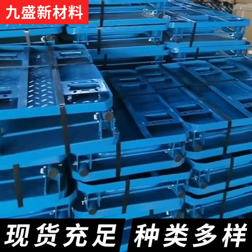 铁车静音折叠平板车家用小推车轻便搬运车工业手推车四轮钢板车