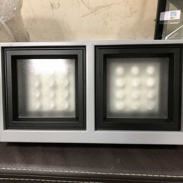 LED方形轨道灯 博物馆画廊橱窗展示灯24*2W四线轨道灯成品  套件