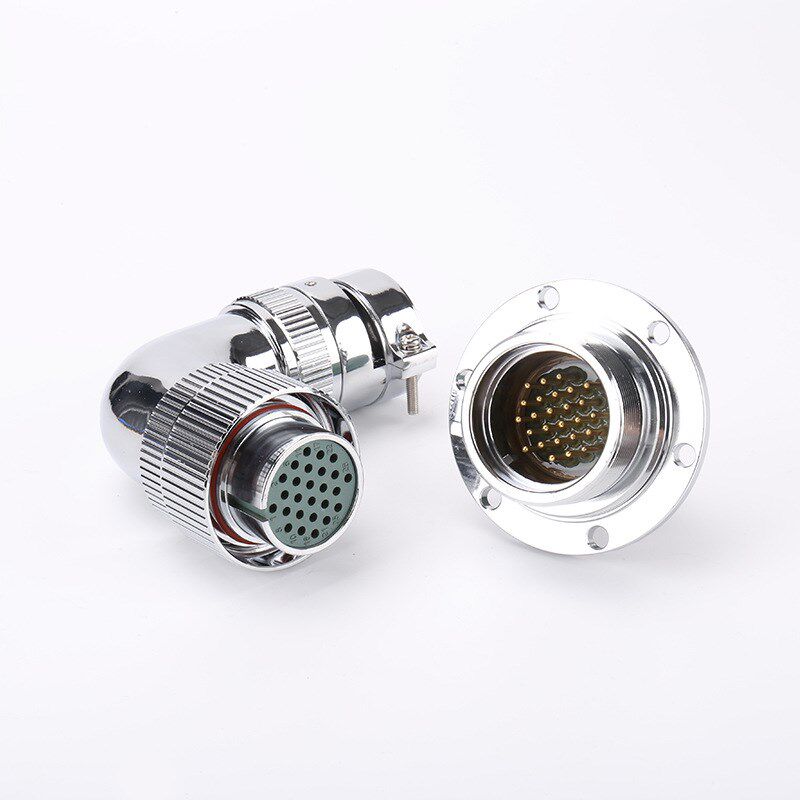 公母对接头带工业连接器 YD-41系列智能电网航插连接器 航空插头