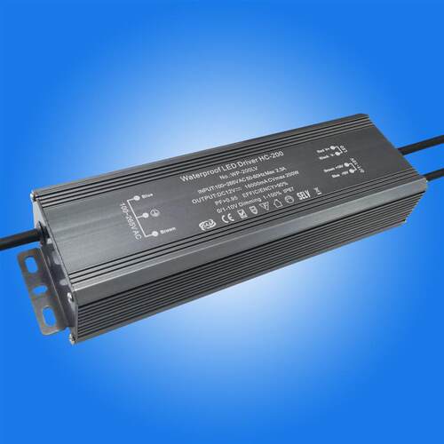 直销0-10V调光电源 IP67防水电源 输出100W CE ERP认证