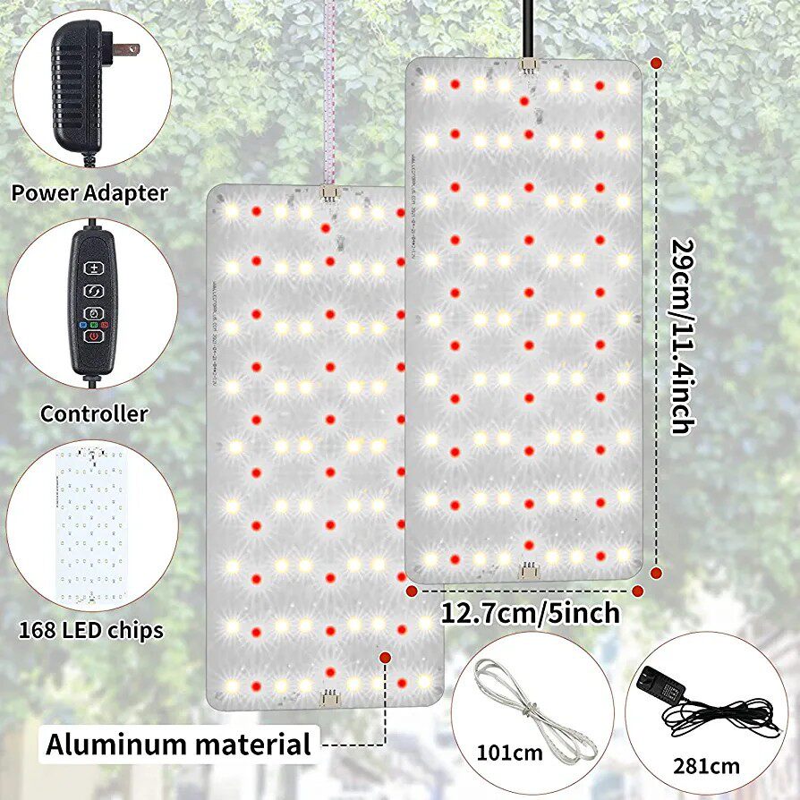LED植物补光灯板红蓝光省电