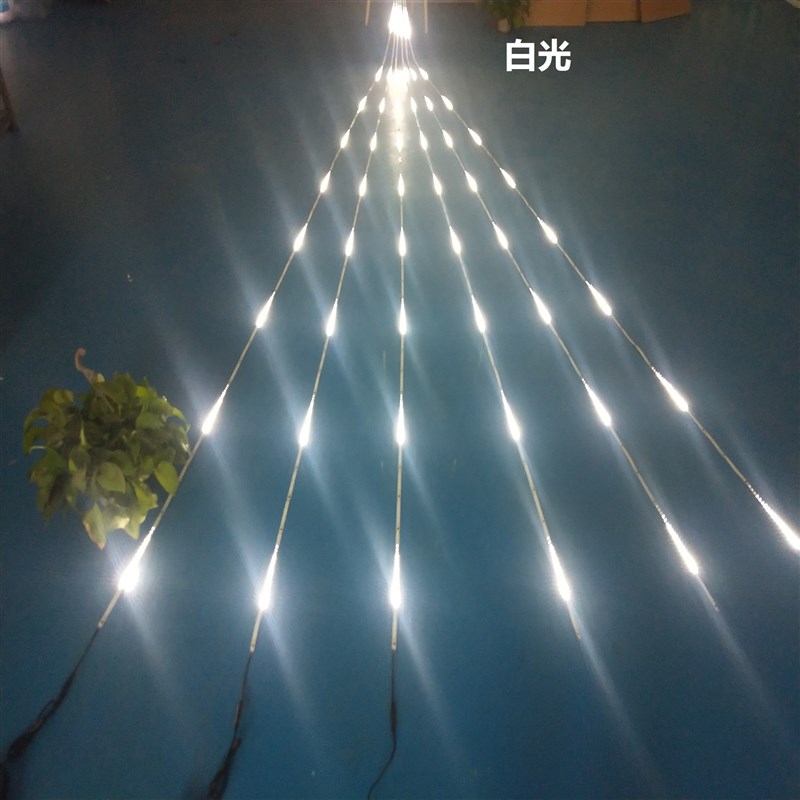 12V流水灯带白光led灯条长条门头跑马灯广告牌户外流星雨流光灯