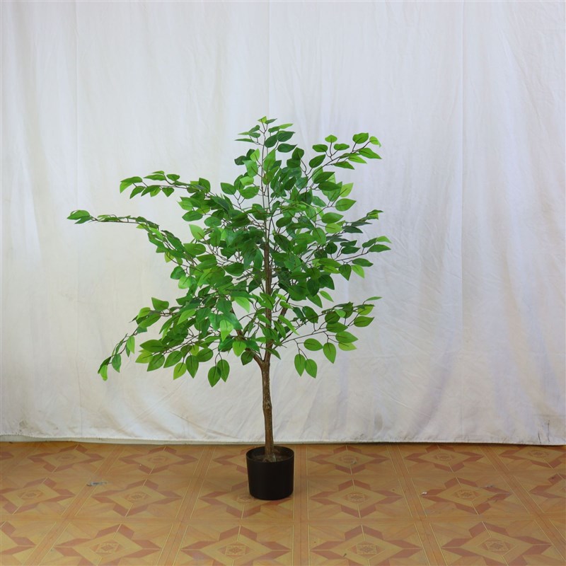 北欧仿真植物榕树盆栽塑料大绿植室内假树造景客厅摆件装饰榕树