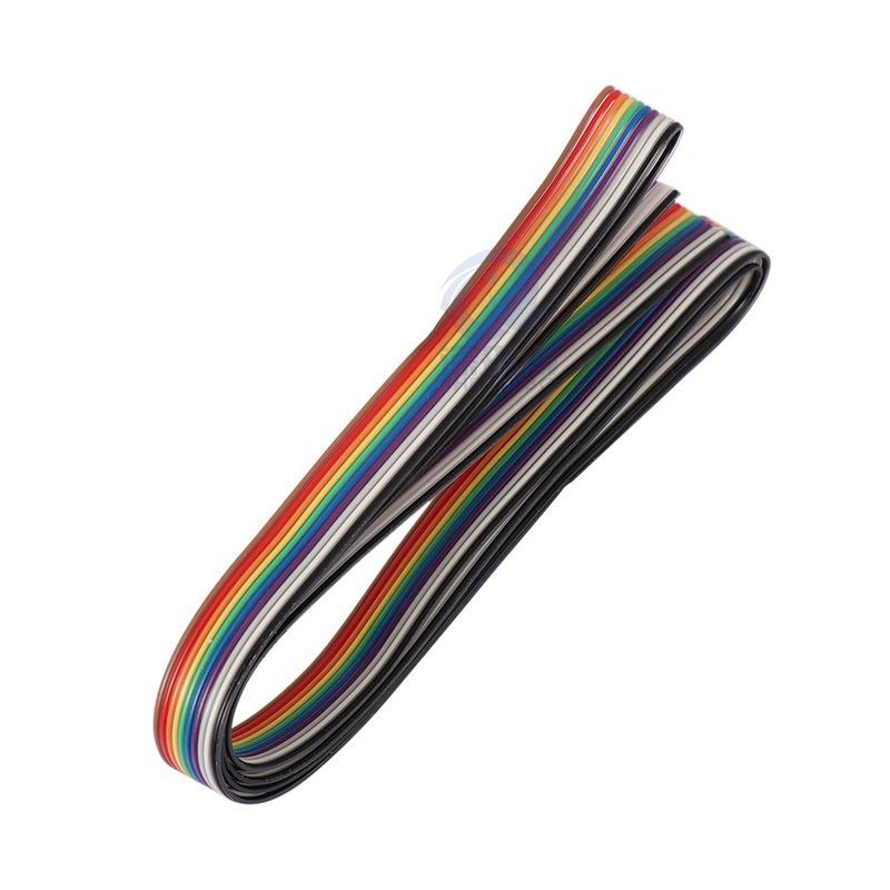 1.27彩排线连接线镀锡铜线彩虹排线28AWG 26517/0.127正标电线