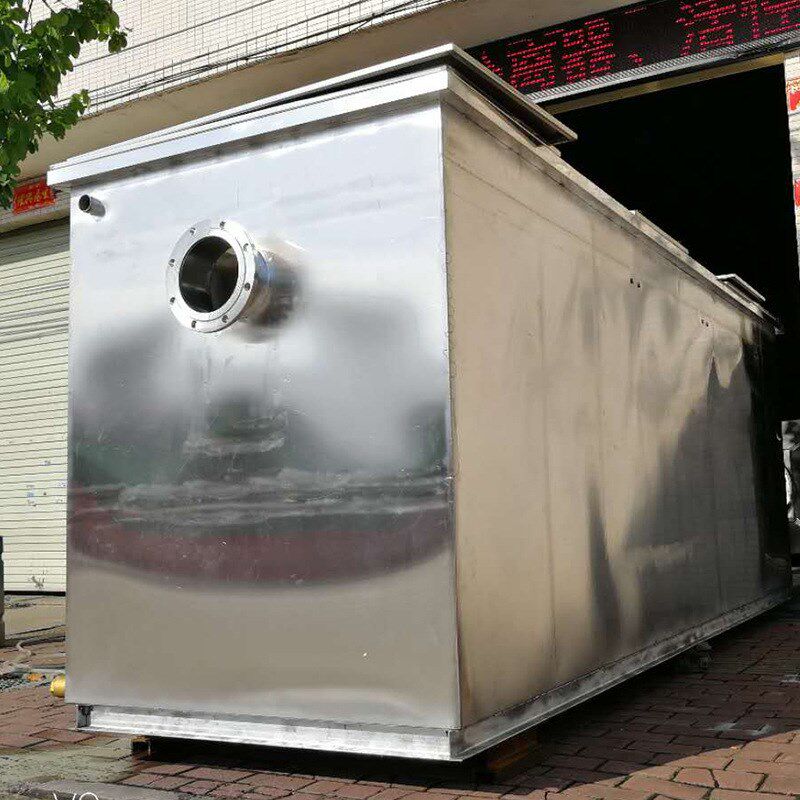 地埋式隔油池高品质油水分离器三级过滤器厨房餐饮不锈钢沉淀池子