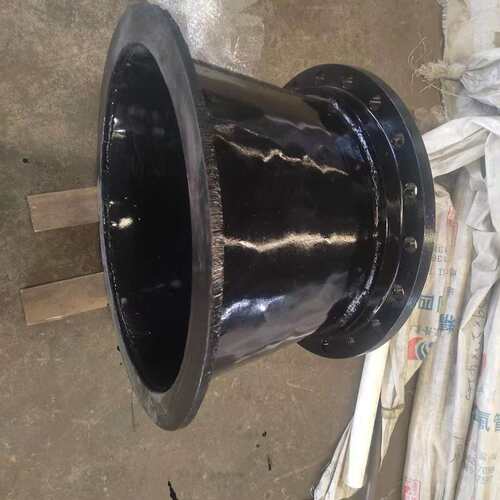 衬胶异径管内衬天然丁基橡胶管件大口径衬胶管道电厂化工用耐酸碱