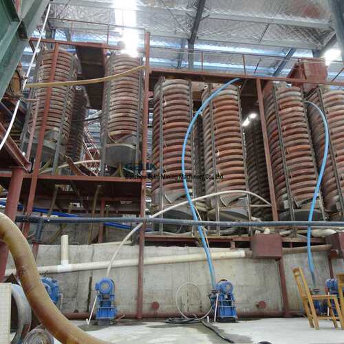 矿用玻璃钢螺旋溜槽 5LL-1200型 冲式砂金煤炭钛铁矿溜槽