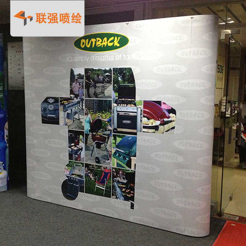 厂家供应布拉网展架缝魔术贴画面 促销活动广告展览展示架