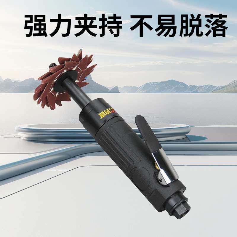 高宝气动八角砂打磨机砂光机八瓣砂直磨机风动木材抛光机砂纸机