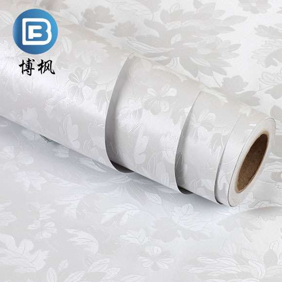 欧式壁纸压纹壁纸自粘墙纸 卧室餐厅书房客厅防水防潮墙纸彩装膜