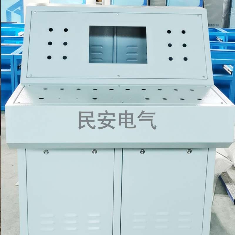 江苏非标操作台钣金加工 斜面自动化监控台加工