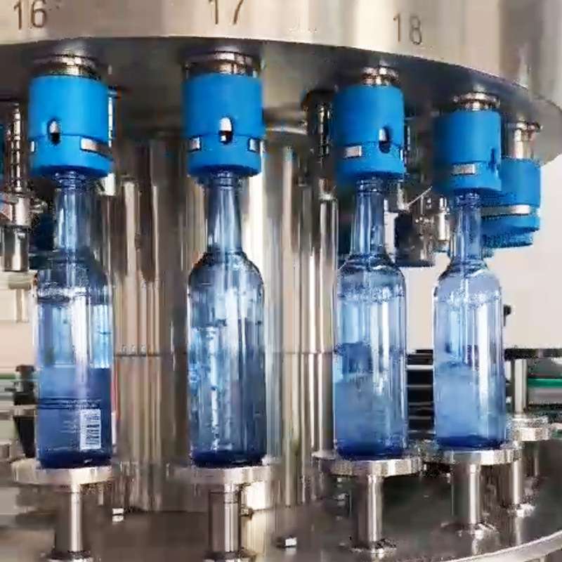 现货整套玻璃瓶装液体啤酒灌装生产设备小型啤酒加工设备厂家制作