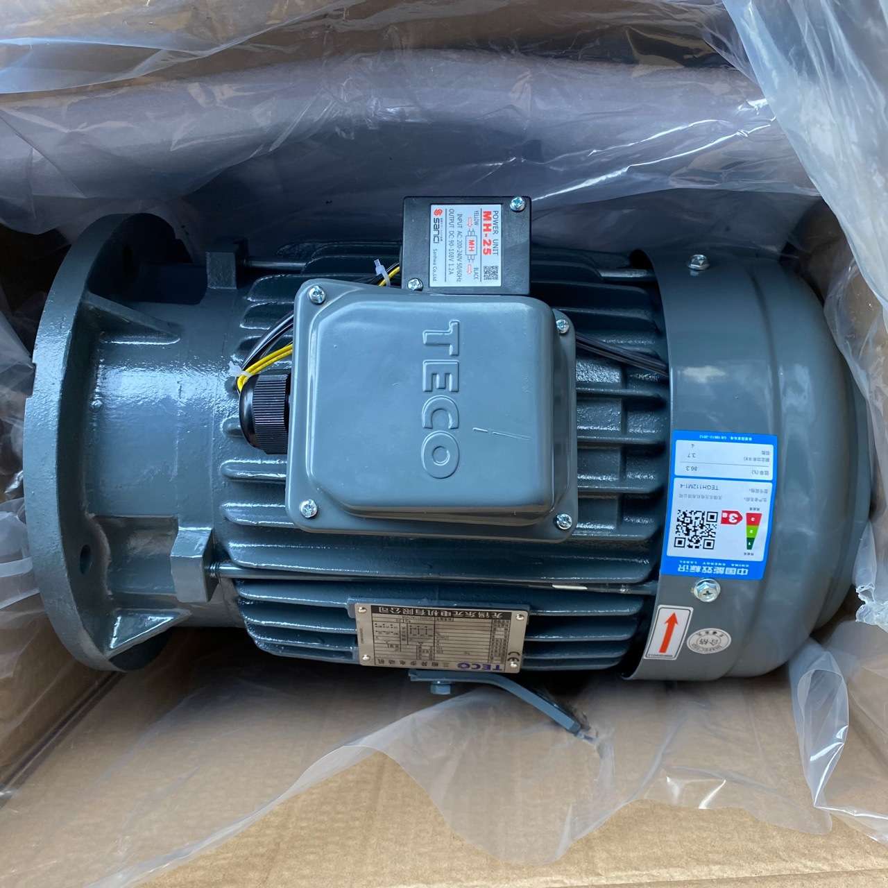 TECO东元电机TEGH112M1-4 3.7KW 4P AEVF2N