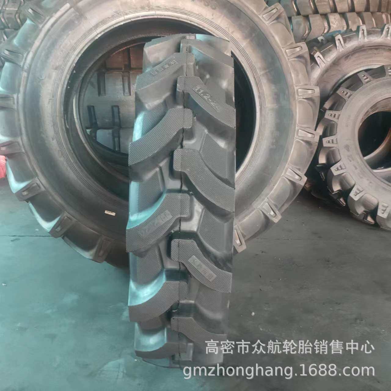 农用拖拉机轮胎11.2-20 11.2-2411.2-28 R-2水旱两用人字花纹
