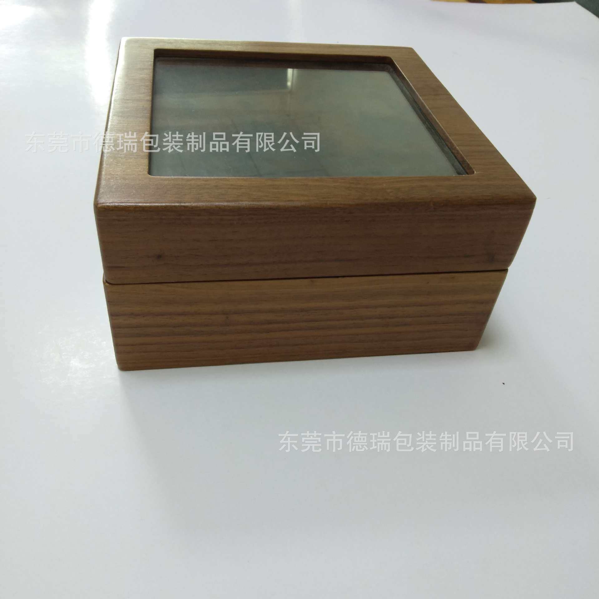 木质首饰盒 珠宝首饰收纳木盒胡桃木实木珠宝首饰盒 多功能首饰盒