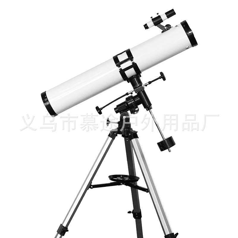 跨境900114EQ天文望远镜 带赤道仪高倍反射式长焦距大口径望眼镜