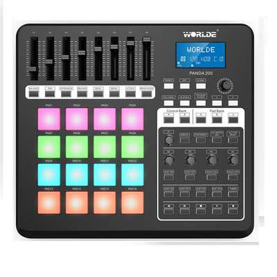 worlde PANDA200midi键盘打击垫控制器编曲键盘音乐键盘电音键盘