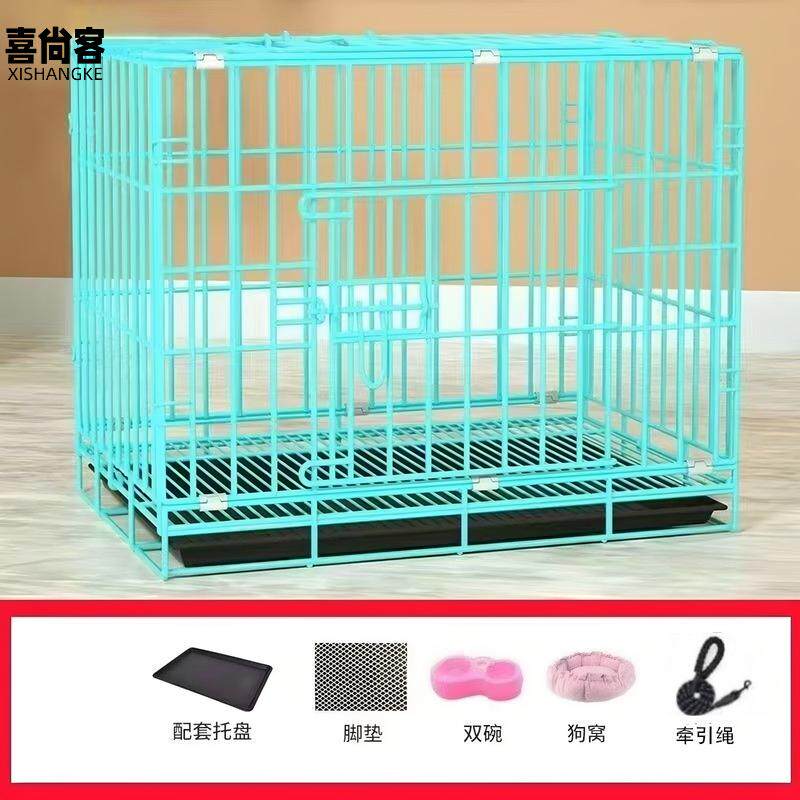 包邮狗笼泰迪贵宾巴哥等小型犬狗笼中型犬折叠宠物笼鸡笼兔笼猫笼
