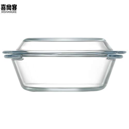 微波炉专用耐热玻璃碗带盖蒸饭