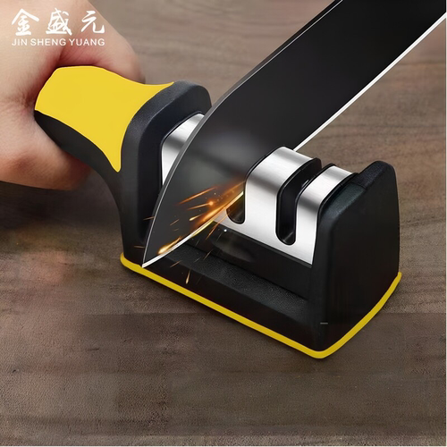 网红家用多功能三段式陶瓷磨刀器
