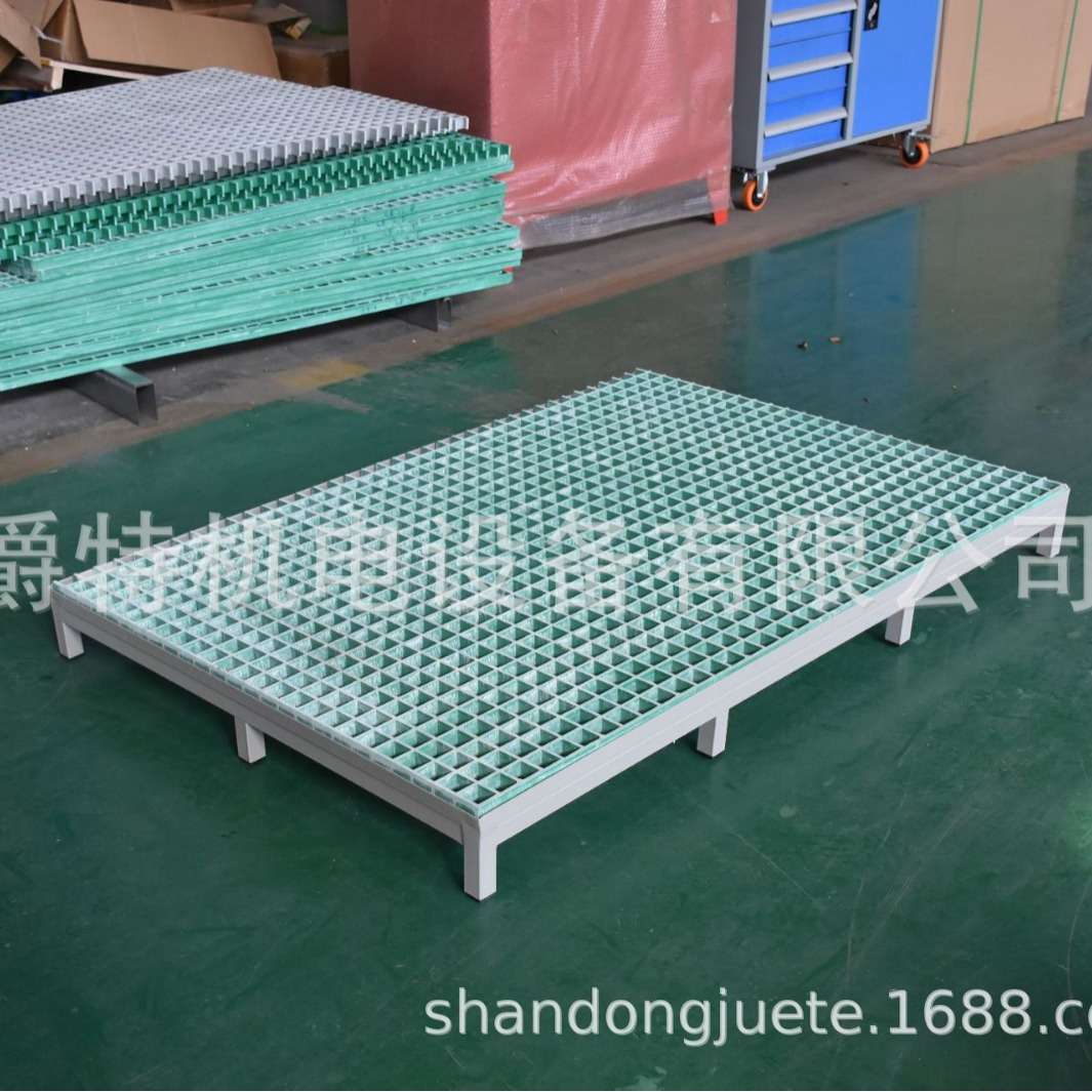 CNC数控加工中心机床工业脚踏板防滑可调节脚垫单层阶梯固定站台图片