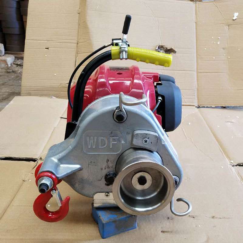 供应2吨机动手提柴油绞磨机小型工程施工钢丝牵引机电动绞磨机