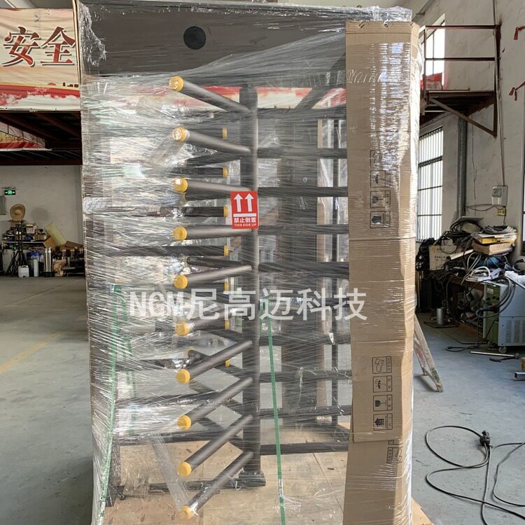 驻马店确山县企业进出旋转门门禁烤漆电控防尾随门成品全高闸厂家
